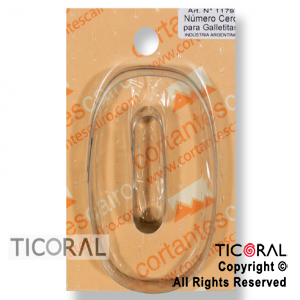 CORTANTE C 1179 NUMERO 0 PARA GALLETITAS x 1
